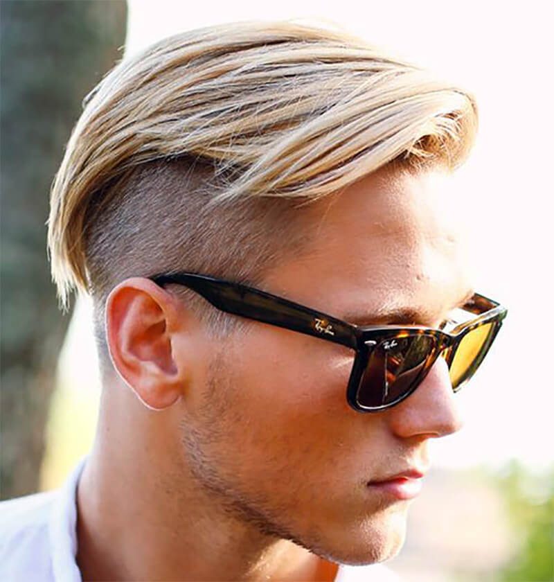 Kiểu tóc Long Side Swept Undercut