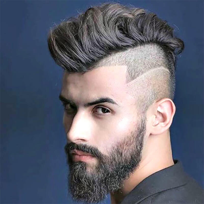 Kiểu tóc Undercut + Mohawk + Hair Design