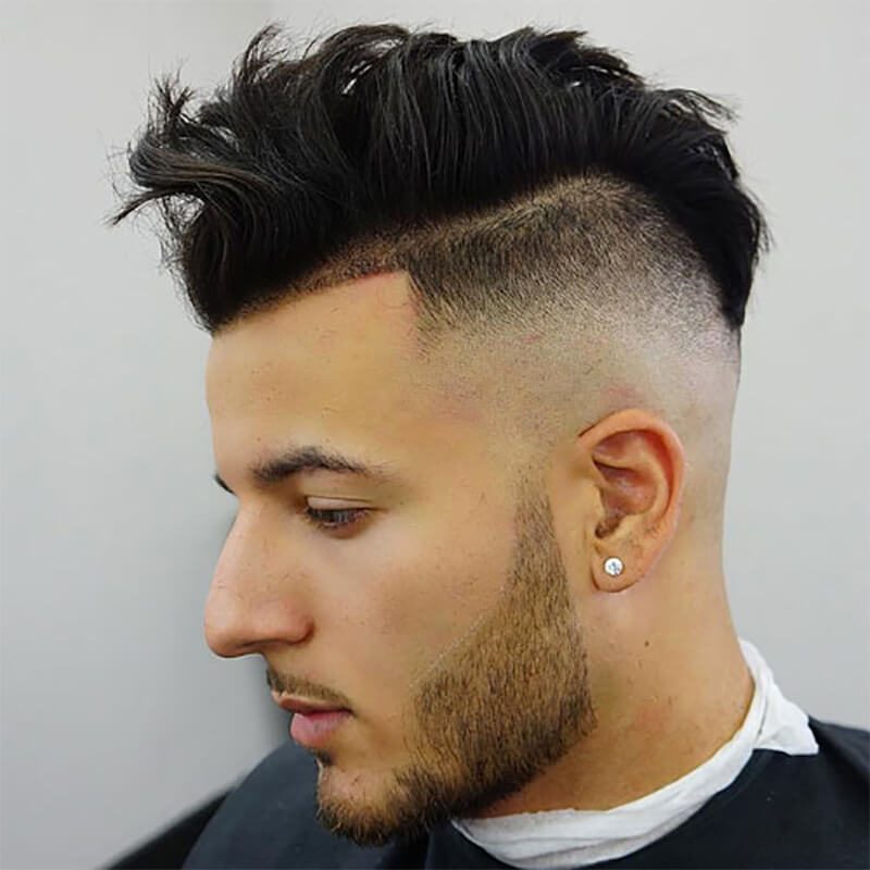 Kiểu tóc Undercut + Messy Comb Over + Shape Up
