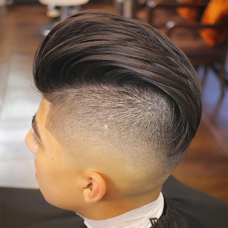 Kiểu tóc Disconnected Undercut + Slick Back
