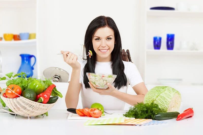 Áp dụng chế độ ăn uống phù hợp để đạt hiệu quả bấm mí, nhấn mí cao nhất