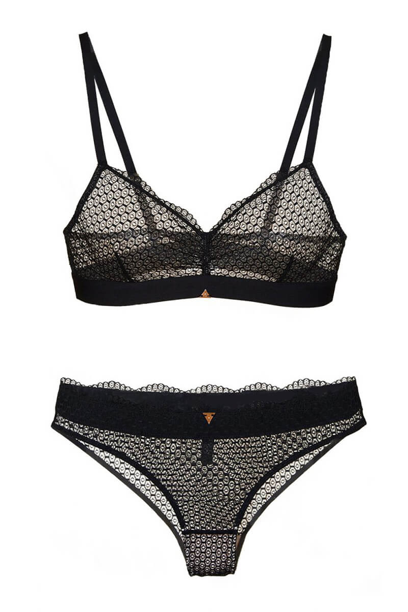 Beija Waves Lingerie Set, £80