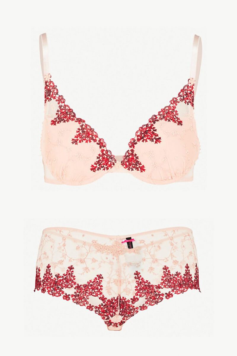 Passionata White Nights Mesh Lingerie Set, £70