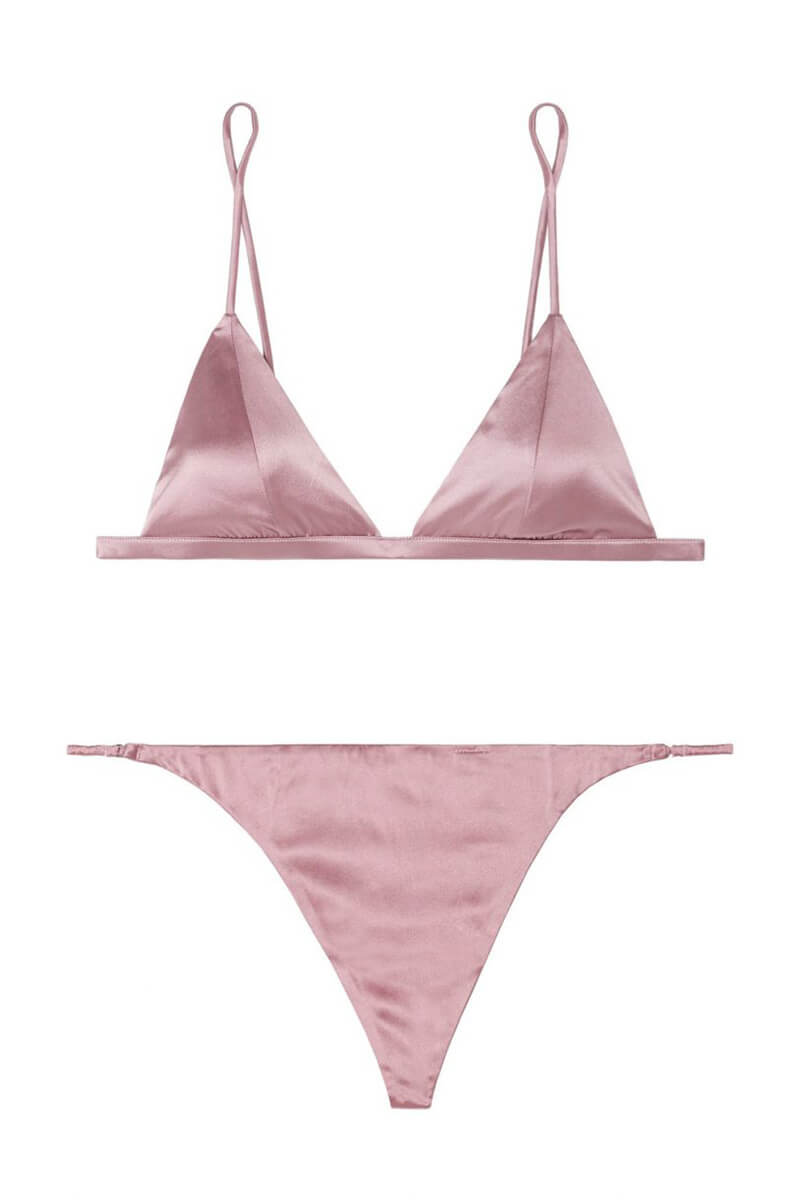 Fleur du Mal luxe satin set, £150 at Net-A-Porter