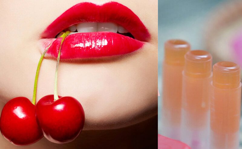 Son môi làm từ quả Cherry luôn có sức hút lạ kỳ với chị em phụ nữ