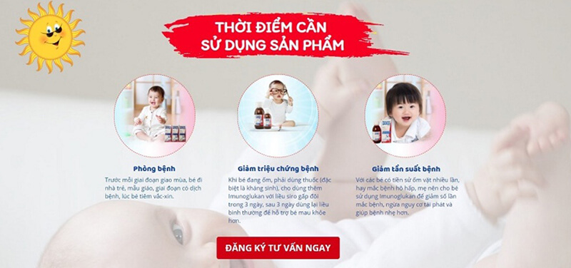 Thời điểm bổ sung Siro gấu Kan thích hợp nhất cho bé