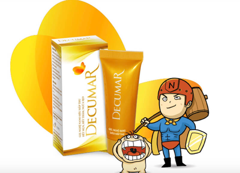 Decumar là loại kem nghệ dạng gel lành tính, phù hợp với mọi loại da