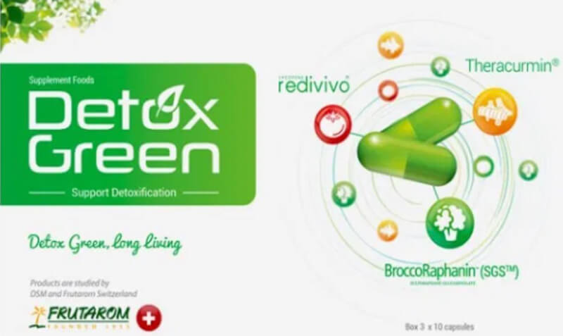 Thành phần có trong Detox Green