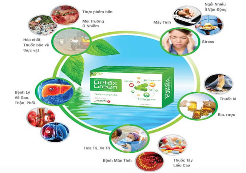 Công dụng vượt trội của Detox Green